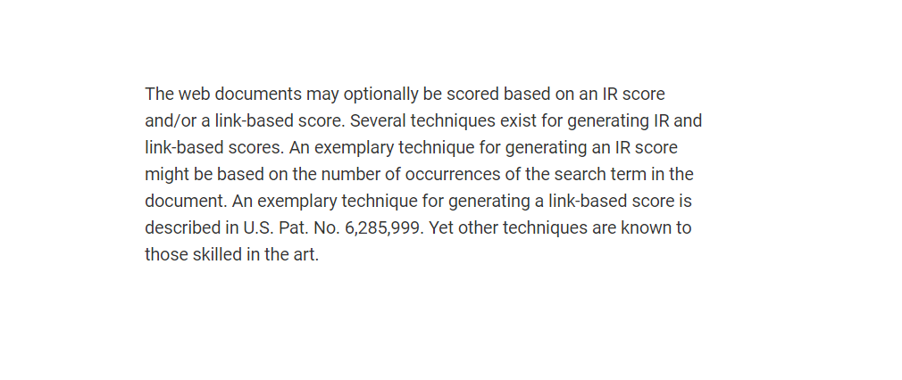 Google IR score метрика
