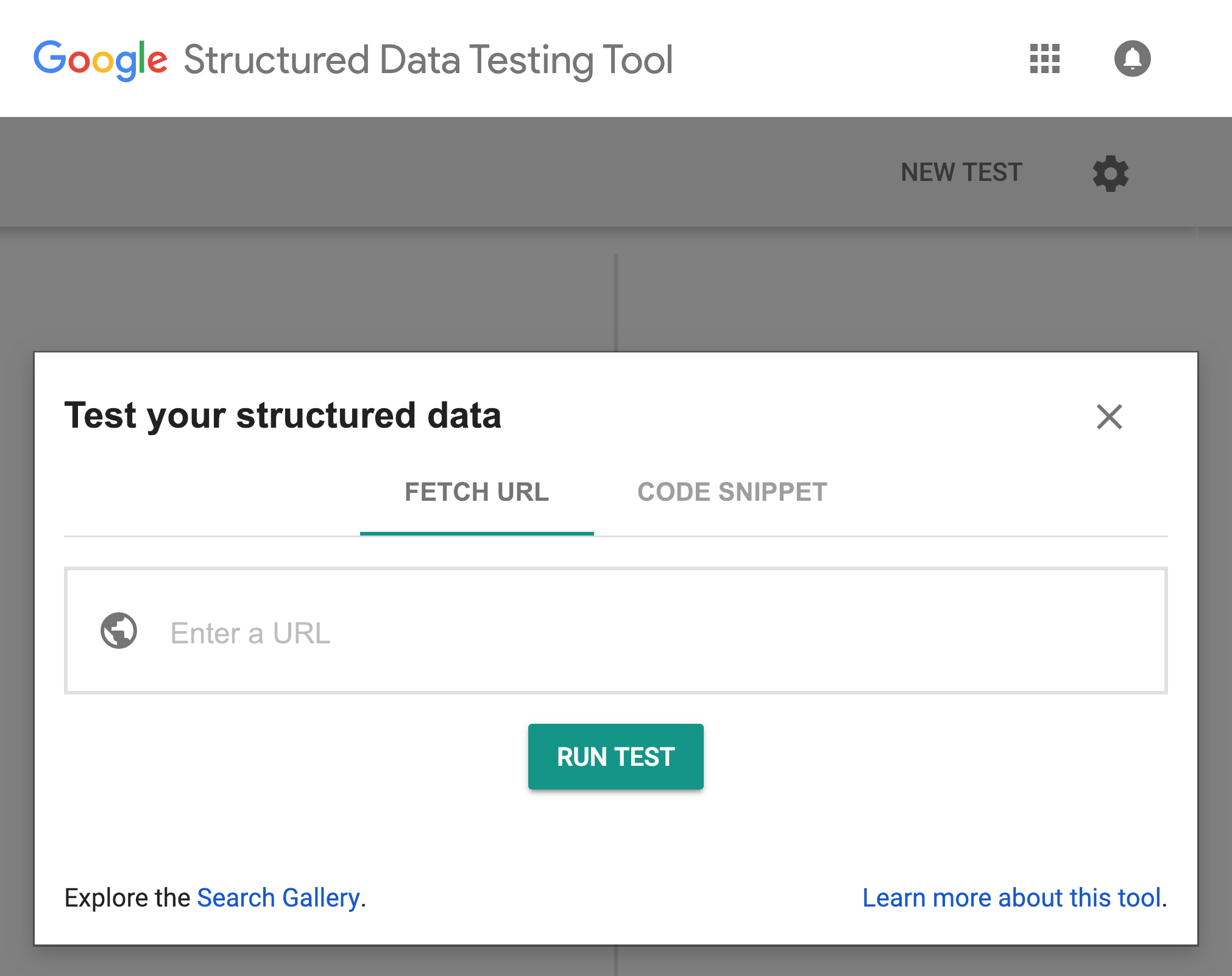 Google structured data testing
